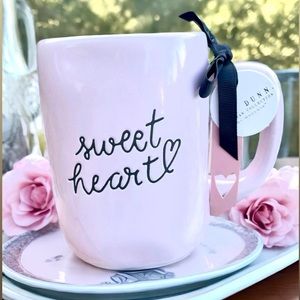 Rae Dunn Valentine’s Day “Sweetheart” Mug in Pink